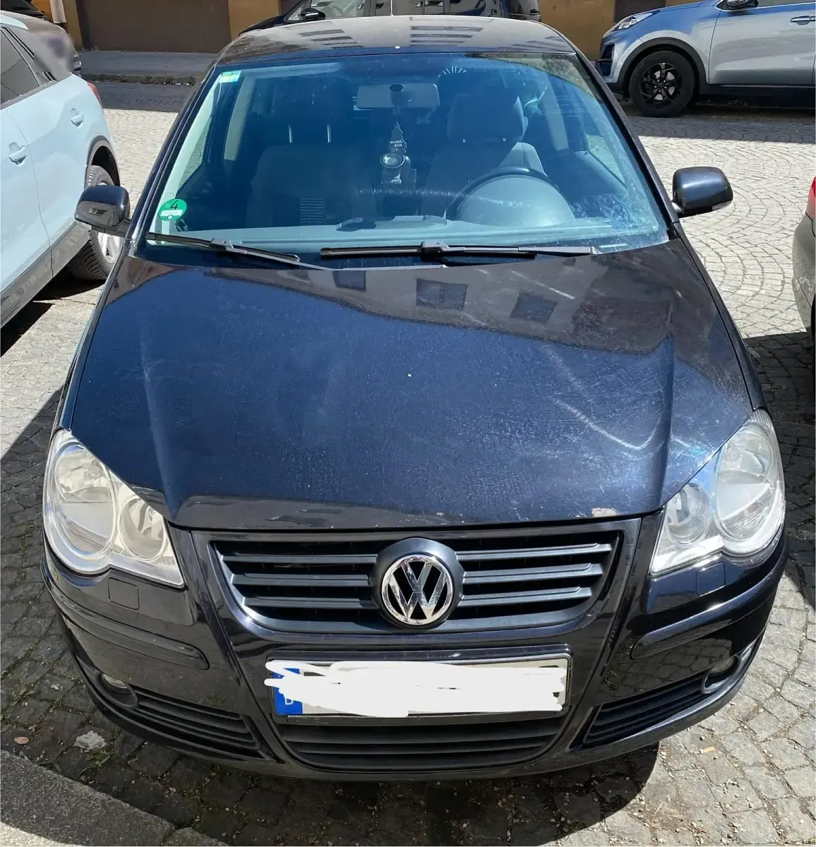 Gebraucht VW Polo 69 PS (50 kW) 2008 Schwarz Kleinwagen