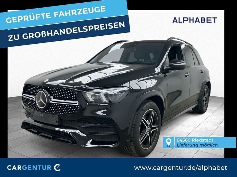 Schwarz Gebraucht 2021 Mercedes GLE350 AMG line SUV | 49.390 € (Superpreis) - Bild 1/2