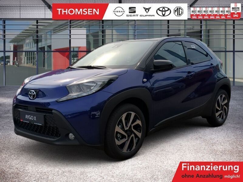 Juniper blue/black Neu 2025 Toyota Aygo Team Kleinwagen | 19.990 € - Bild 1/4
