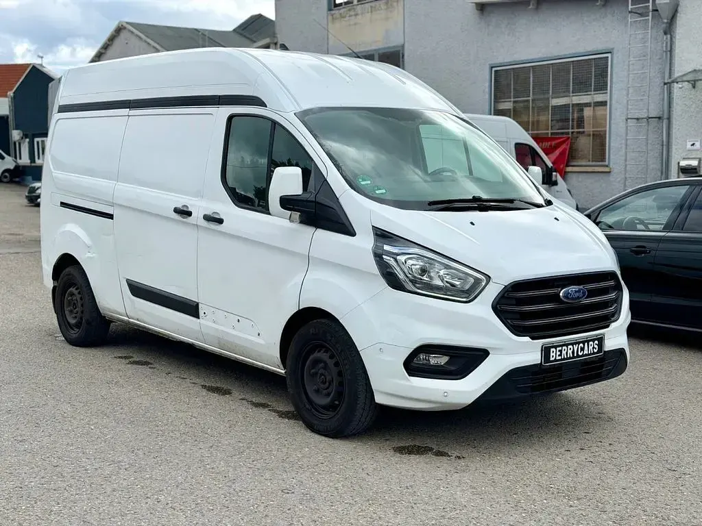 Gebraucht Ford Transit Custom 105 PS (77 kW) 2020 Weiß Van / Kleinbus
