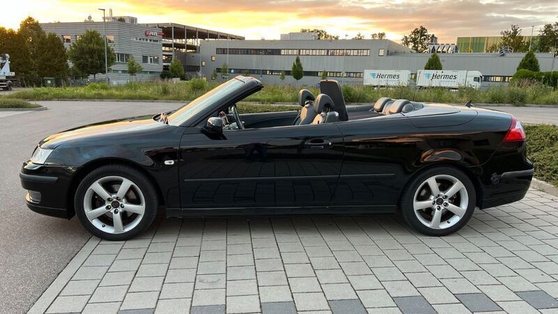 Schwarz Gebraucht 2005 Saab 9-3 Cabriolet Vector Cabrio | 9.000 € - Bild 1/4
