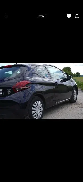 Gebraucht Peugeot 208 Active 82 PS (60 kW) 2016 Blau Kleinwagen