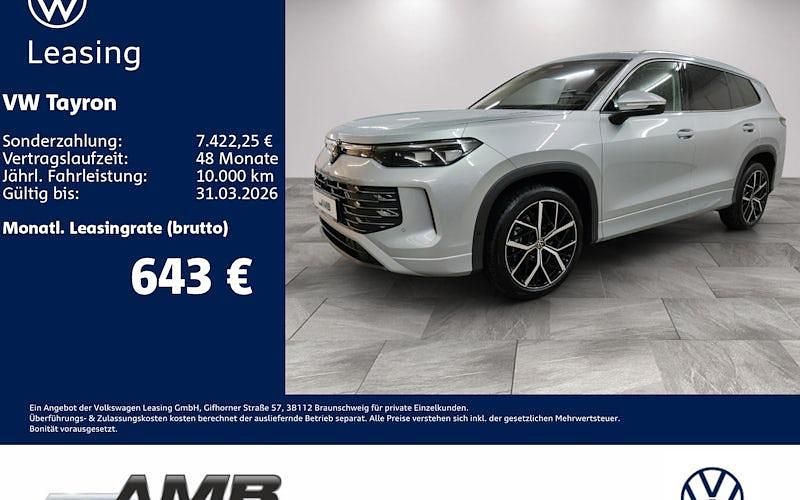 Neu VW Tayron Elegance 193 PS (141 kW) 2025 Silber SUV
