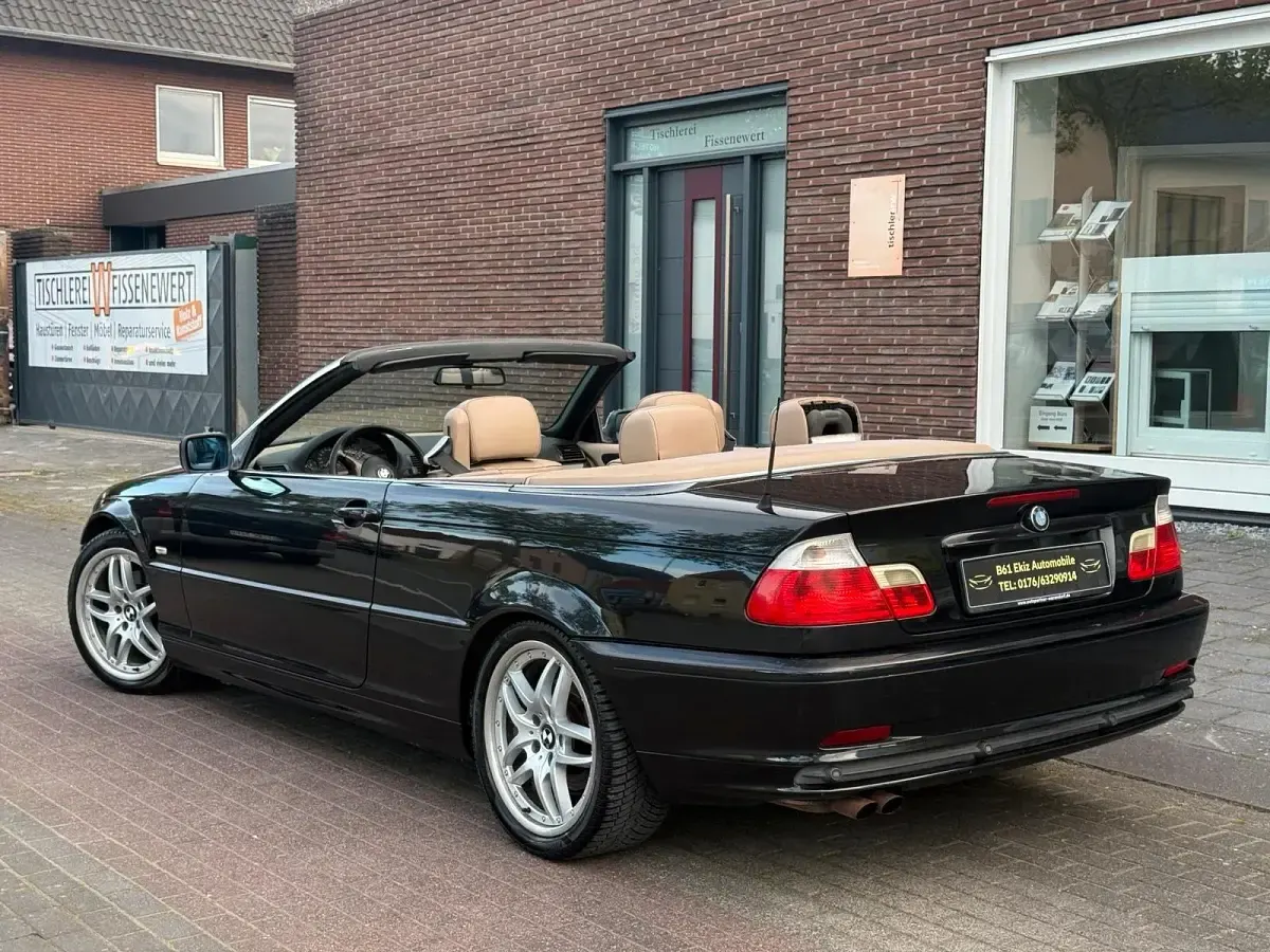 Gebraucht BMW 323 Cabriolet 170 PS (125 kW) 2000 Schwarz Cabrio