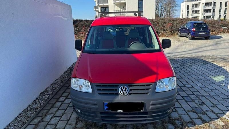 Gebraucht VW Caddy Life 80 PS (58 kW) 2009 Rot Van / Kleinbus
