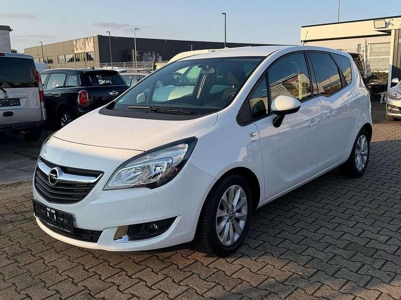 Gebraucht Opel Meriva drive 101 PS (74 kW) 2016 Schneeweiss/summitwhite/arctic Van / Kleinbus