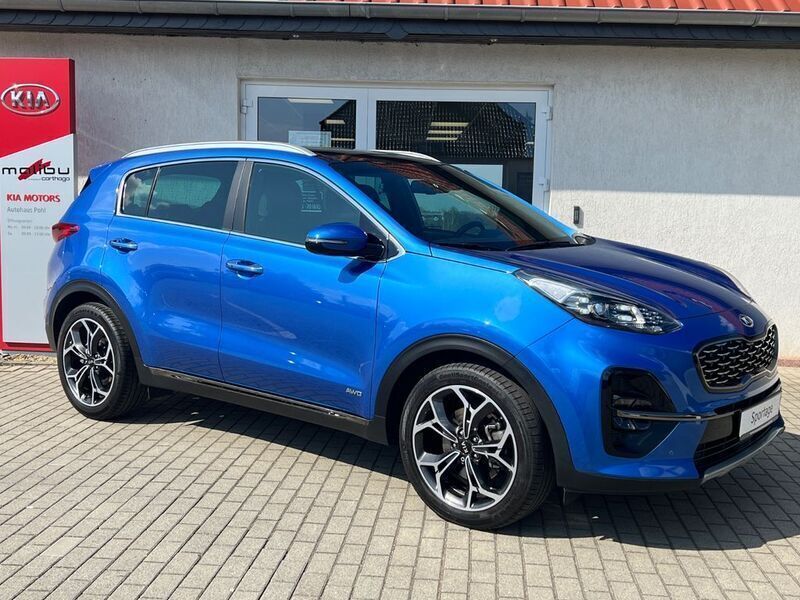Blau Gebraucht 2020 Kia Sportage GT-Line SUV | 25.490 € (Etwas zu teuer) - Bild 1/4