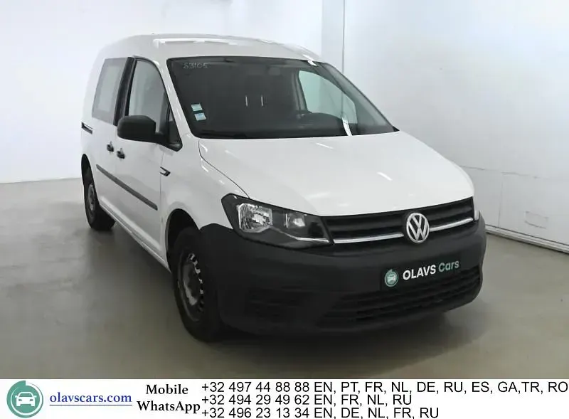 Gebraucht VW Caddy 75 PS (55 kW) 2021 Weiß Van / Kleinbus