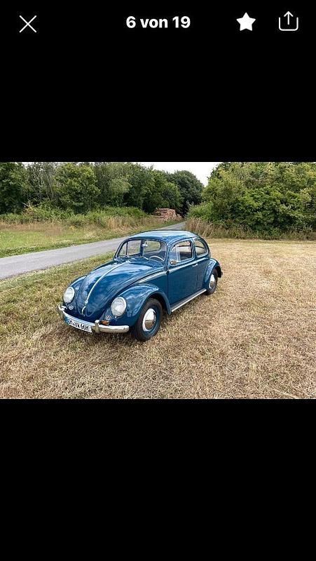 Blau Gebraucht 1960 VW Käfer Kleinwagen | 26.500 € - Bild 1/4