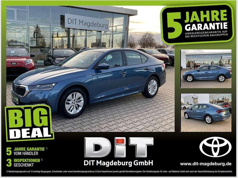 Titanblau metallic Gebraucht 2020 Skoda Octavia Ambition Limousine | 19.990 € (Guter Preis) - Bild 1/4