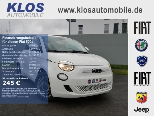 Arktis weiss Neu 2024 Fiat 500e Icon Kleinwagen | 22.990 € - Bild 1/4