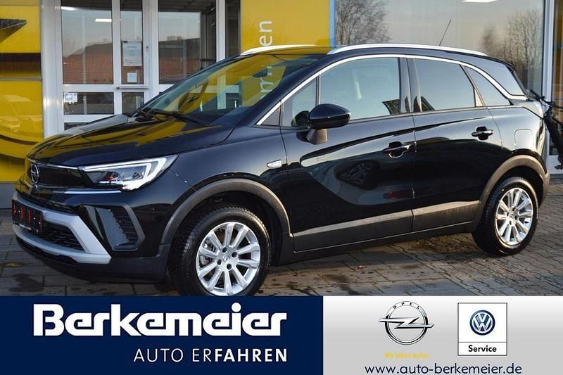 Diamant schwarzkarbon schwarz (metallic) Gebraucht 2022 Opel Crossland Elegance SUV | 18.990 € (Fairer Preis) - Bild 1/4