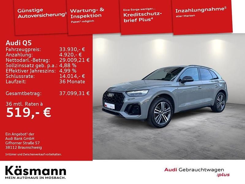Quantumgrau Gebraucht 2021 Audi Q5 S-Line SUV | 33.930 € (Fairer Preis) - Bild 1/4