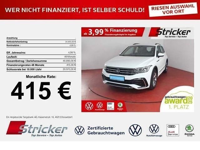 Pure white Gebraucht 2023 VW Tiguan R-line SUV | 34.949 € (Superpreis) - Bild 1/4