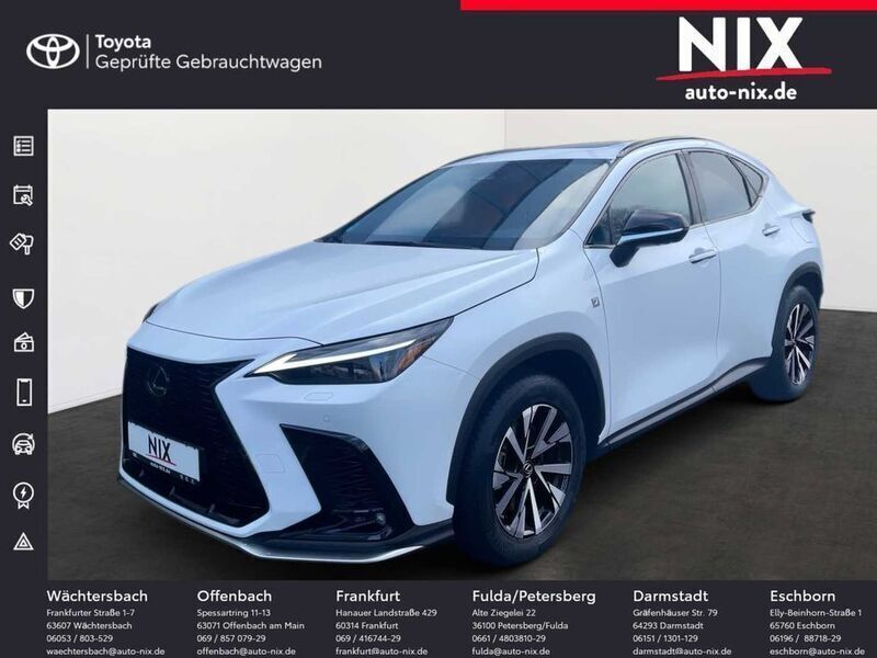Fujiweiß Gebraucht 2023 Lexus NX450h+ E-FOUR F-Sport SUV | 58.400 € (Fairer Preis) - Bild 1/4