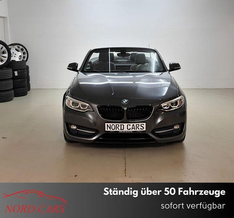 Gebraucht BMW 218 Sport Line 150 PS (110 kW) 2016 Grau Cabrio
