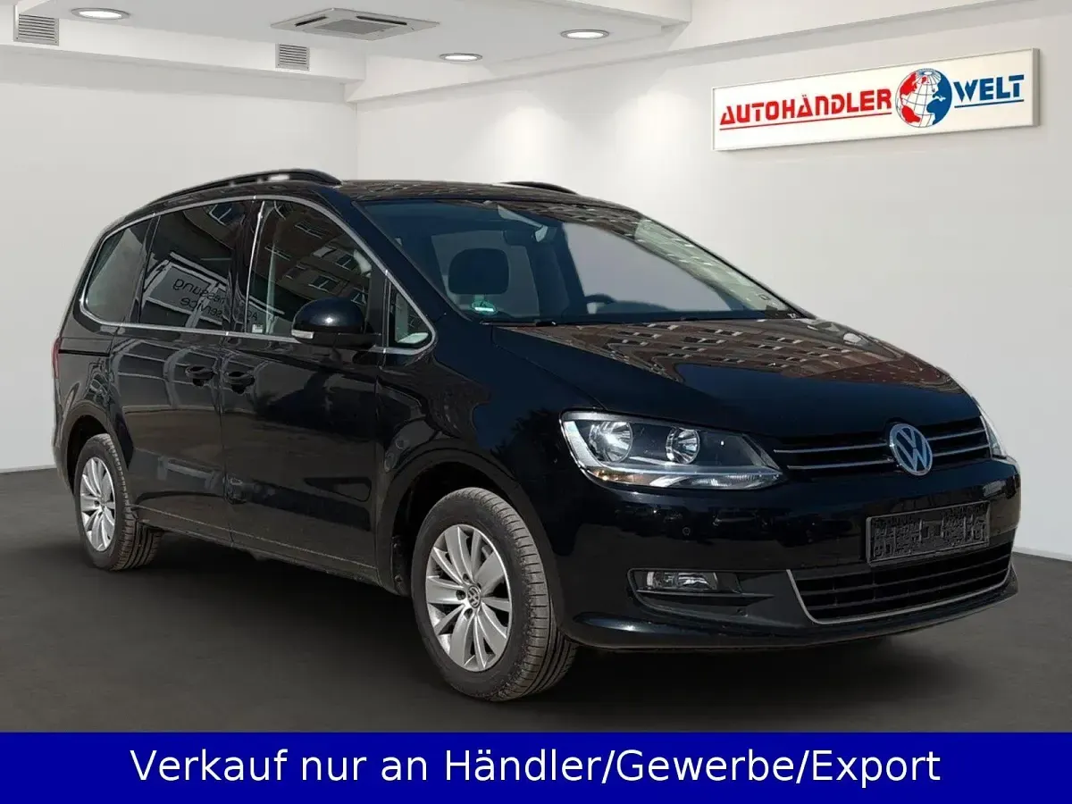 Gebraucht VW Sharan 150 PS (110 kW) 2019 Schwarz Van / Kleinbus
