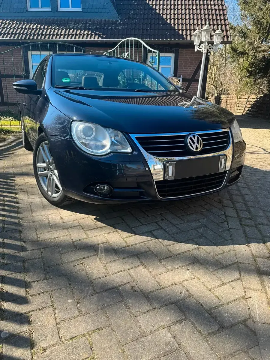 Occasion VW Eos 160 PK (117 kW) 2008 Blauw Cabriolet
