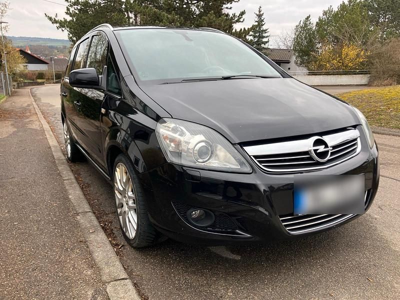 Gebraucht Opel Zafira 110 PS (80 kW) 2011 Schwarz Van / Kleinbus