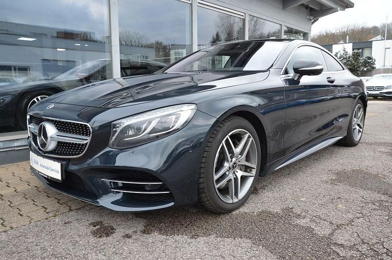 Blau Gebraucht 2018 Mercedes S560 AMG Limousine | 62.990 € (Fairer Preis) - Bild 1/4