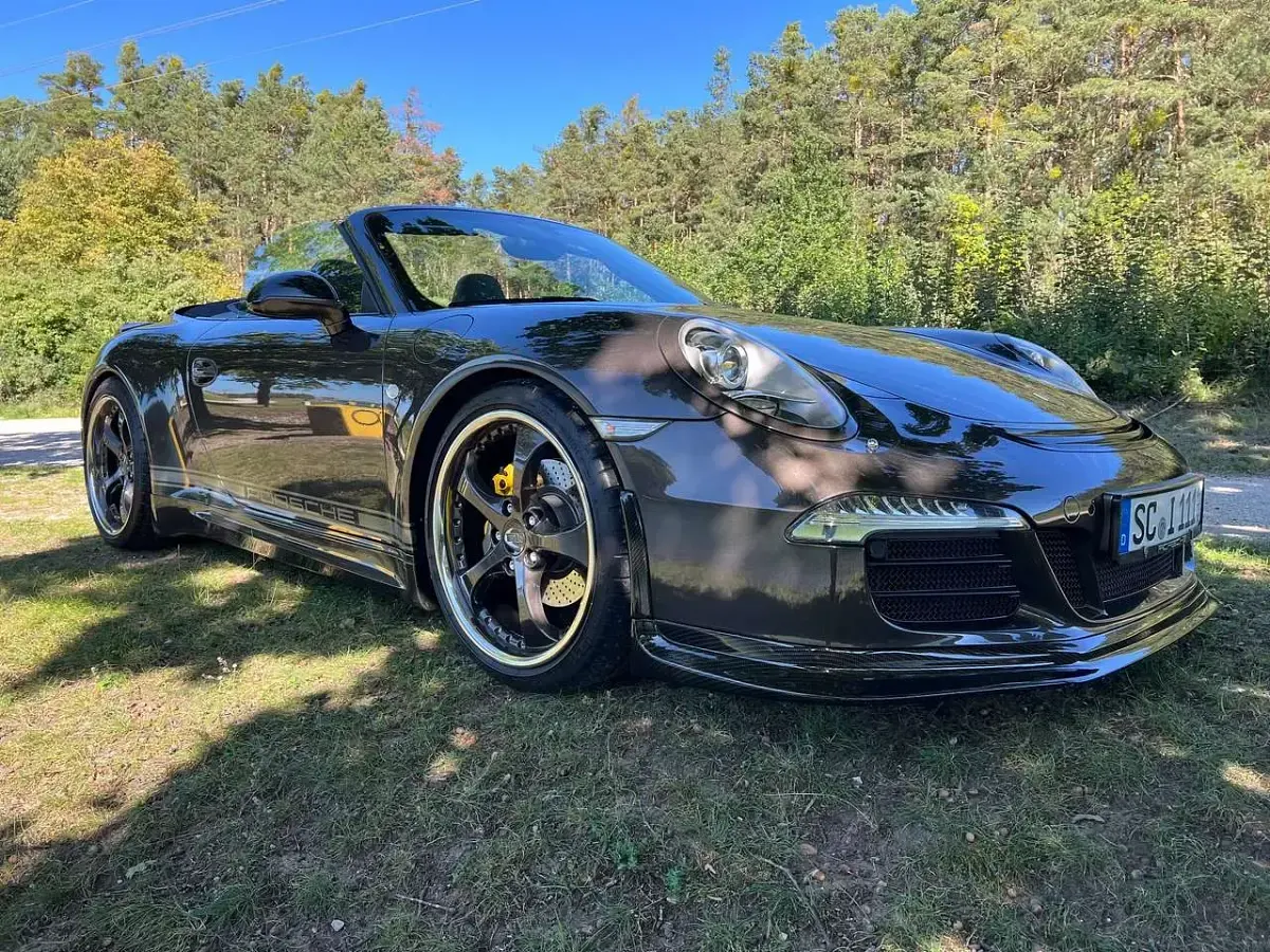Gebraucht Porsche 991 349 PS (256 kW) 2012 Anthrazitbraun Cabrio