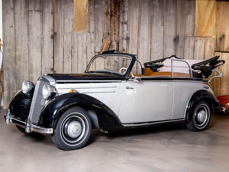Silber Gebraucht 1950 Mercedes 170 Cabrio | 49.800 € - Bild 1/4
