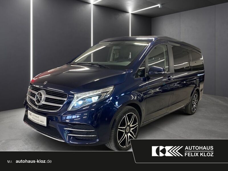Blau Gebraucht 2018 Mercedes V250 Marco Polo Van / Kleinbus | 51.900 € (Fairer Preis) - Bild 1/4