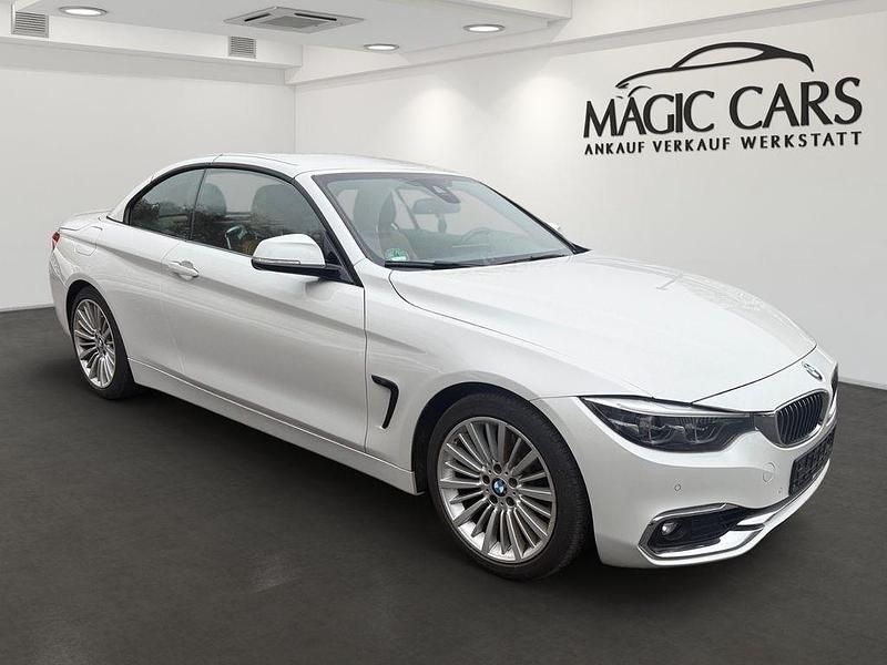Weiß Gebraucht 2019 BMW 430 Cabriolet Luxury Line Cabrio | 32.990 € (Teuer) - Bild 1/4