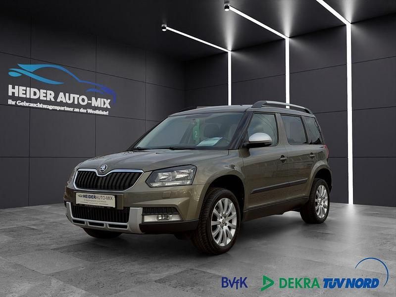 Grün Gebraucht 2014 Skoda Yeti Ambition SUV | 9.499 € (Fairer Preis) - Bild 1/4