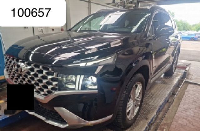 Black metallic Gebraucht 2021 Hyundai Santa Fe Prime SUV | 31.450 € (Guter Preis) - Bild 1/4