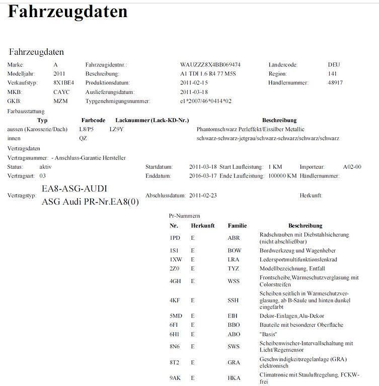 Gebraucht Audi A1 S-Line 105 PS (77 kW) 2011 Schwarz Kleinwagen