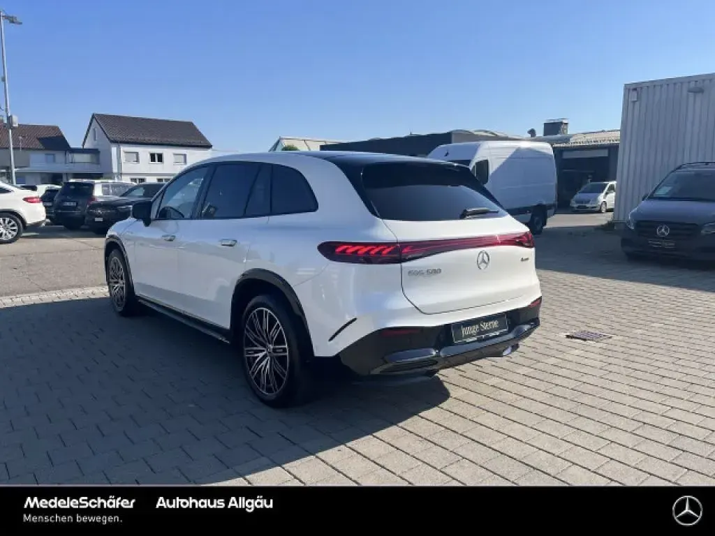 Gebraucht Mercedes EQS580 AMG 400 kW (544 PS) 2024 Manufaktur diamantweiß bright (metallic) SUV