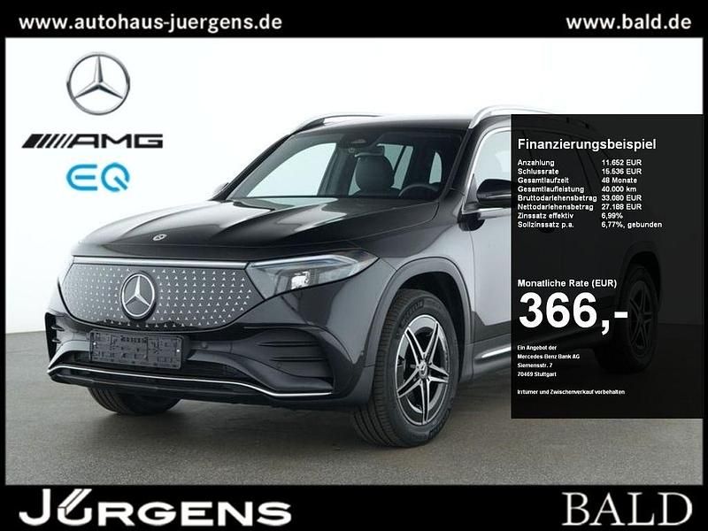 Schwarz kosmosschwarz metallic Gebraucht 2024 Mercedes EQB300 AMG SUV | 38.440 € (Fairer Preis) - Bild 1/4