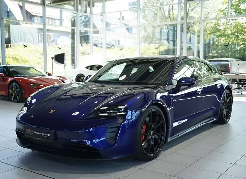Gebraucht Porsche Taycan 440 kW (599 PS) 2022 Blau Kombi