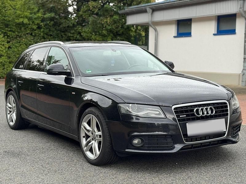 Schwarz Gebraucht 2009 Audi A4 S-Line Kombi | 4.750 € - Bild 1/4