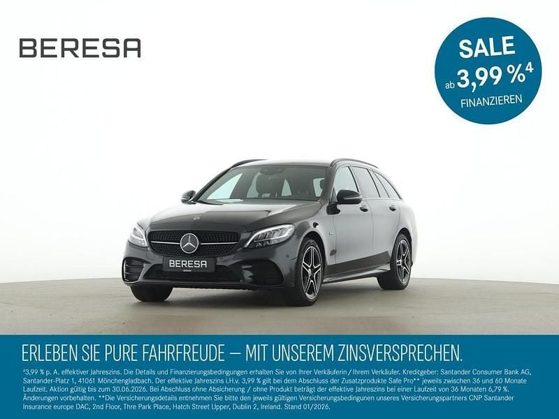 Grau Gebraucht 2021 Mercedes C300e AMG Kombi | 27.889 € (Superpreis) - Bild 1/4