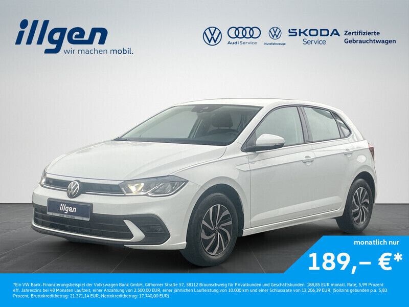 Weiß Gebraucht 2022 VW Polo Life Kleinwagen | 20.240 € (Teuer) - Bild 1/4