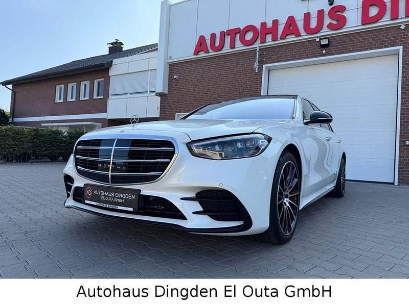 Weiß Gebraucht 2021 Mercedes S580 AMG line Limousine | 82.950 € (Fairer Preis) - Bild 1/4