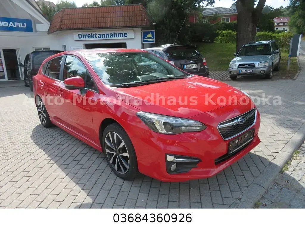 Gebraucht Subaru Impreza Sport 156 PS (114 kW) 2017 Rot Limousine