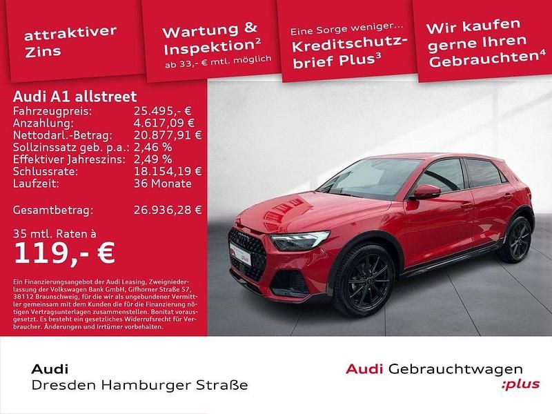 Progressivrot metallic Gebraucht 2024 Audi A1 Ambiente Kleinwagen | 25.495 € (Fairer Preis) - Bild 1/3