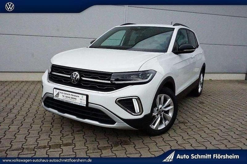 Pure white Gebraucht 2024 VW T-Cross Goal SUV | 26.990 € (Guter Preis) - Bild 1/4