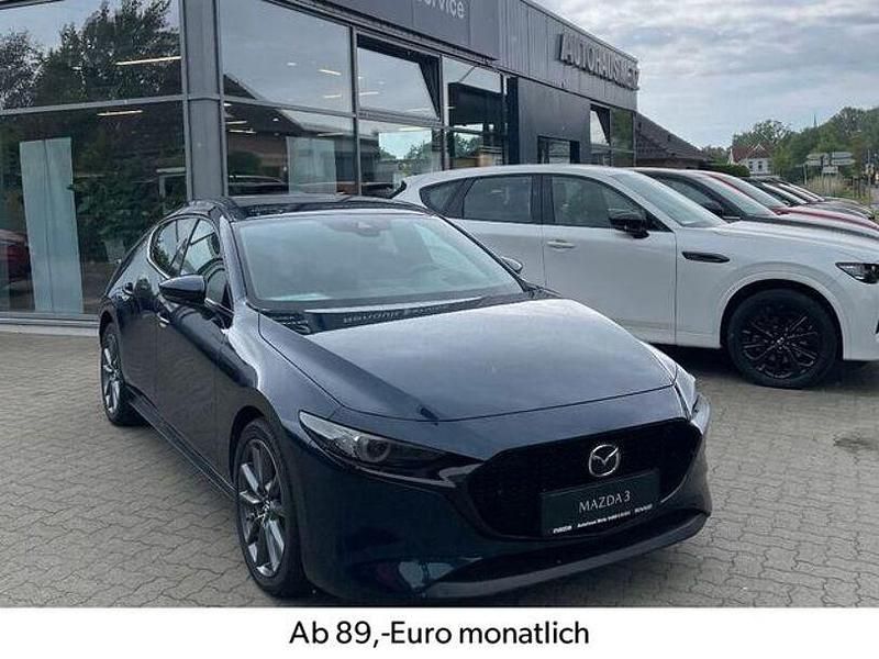 Gebraucht Mazda 3 150 PS (110 kW) 2022 Deep crystal blue Limousine