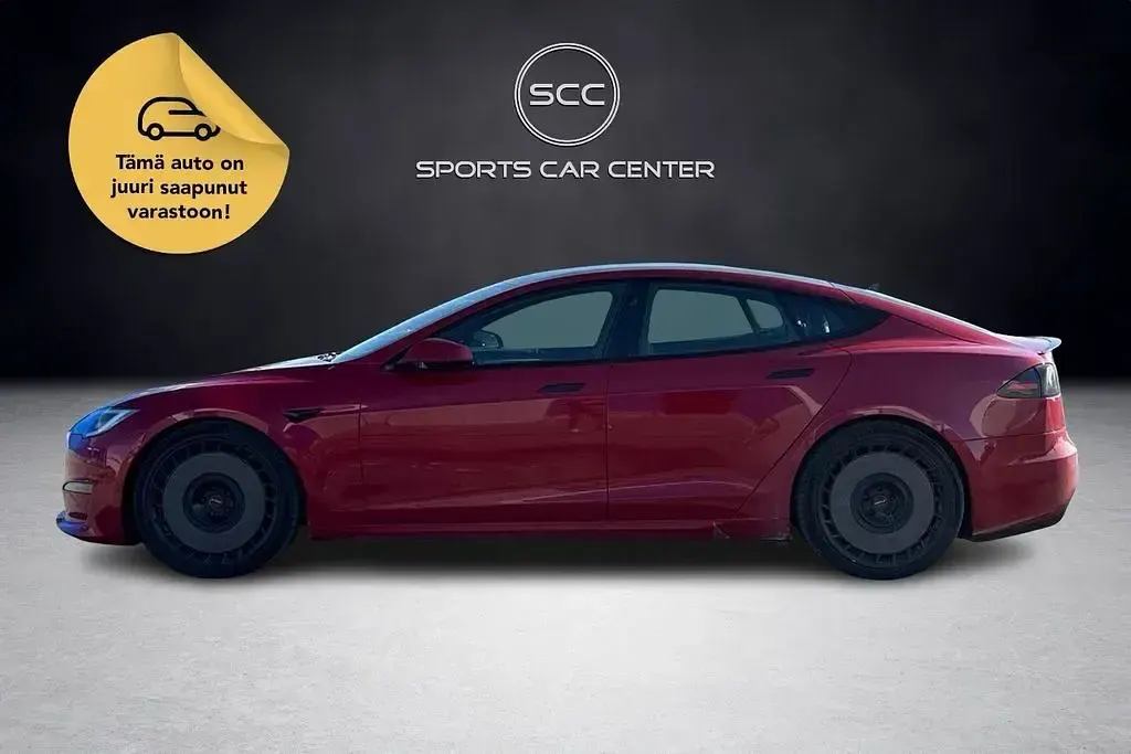 Usado Tesla Model S Plaid 759 kW (1033 CV) 2022 Rojo Utilitario
