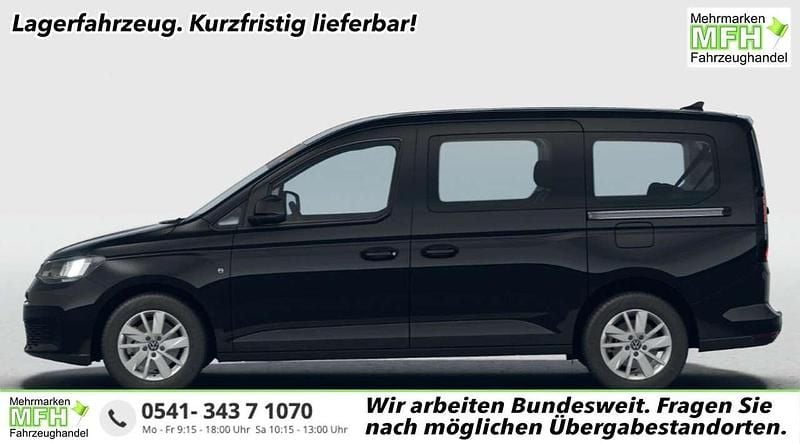 Neu VW Caddy Maxi 122 PS (89 kW) 2025 Deep black perleffekt Van / Kleinbus