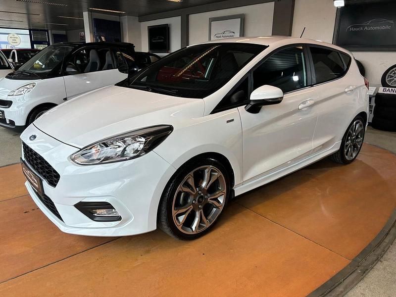 Gebraucht Ford Fiesta ST-Line 101 PS (74 kW) 2018 Weiß Kleinwagen