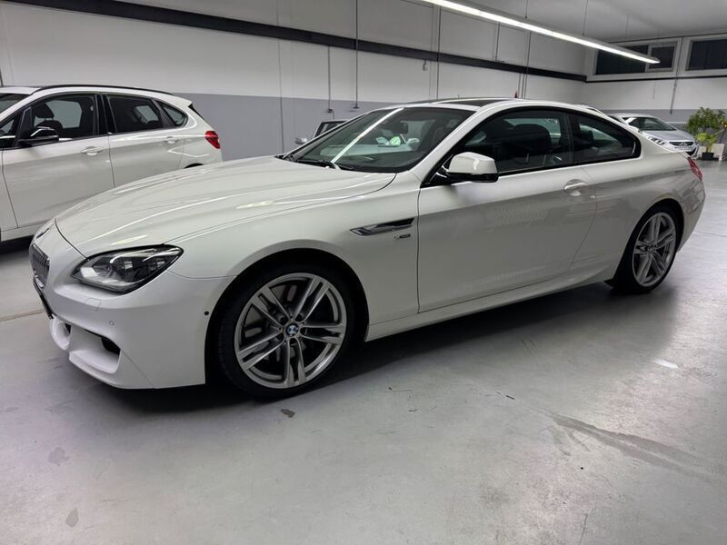 Alpinweiss iii Gebraucht 2013 BMW 650 Sport Line Coupé | 35.995 € - Bild 1/4