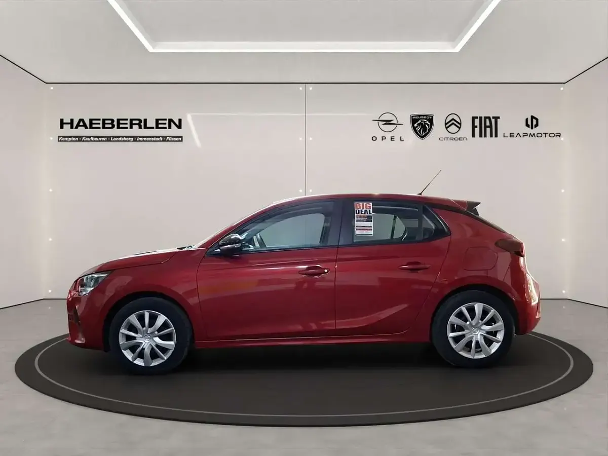 Gebraucht Opel Corsa Edition 75 PS (55 kW) 2023 Chili rot/kardio rot (metallic) Kleinwagen
