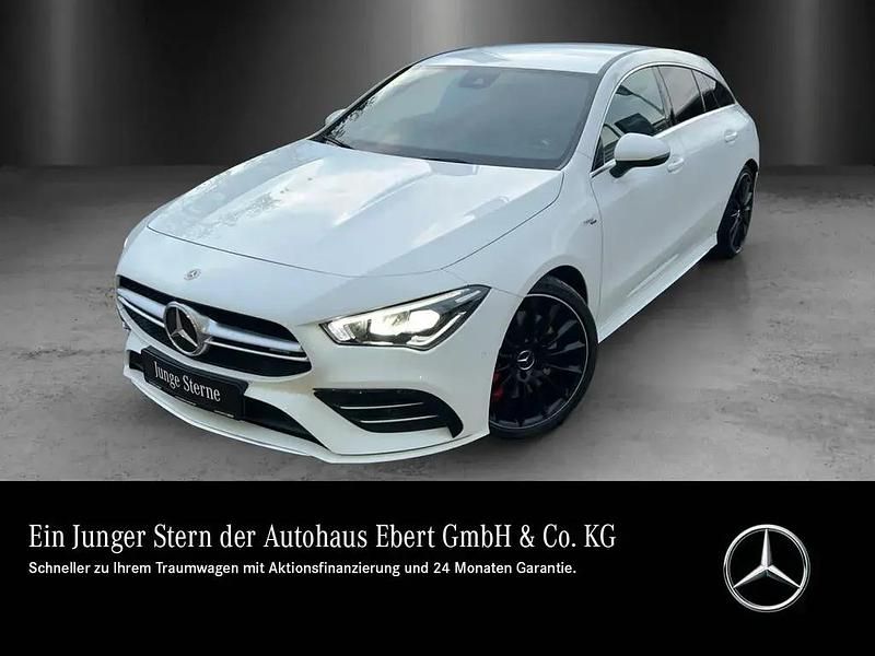 Polarweiß Gebraucht 2021 Mercedes CLA35 AMG AMG Kombi | 42.220 € (Fairer Preis) - Bild 1/4