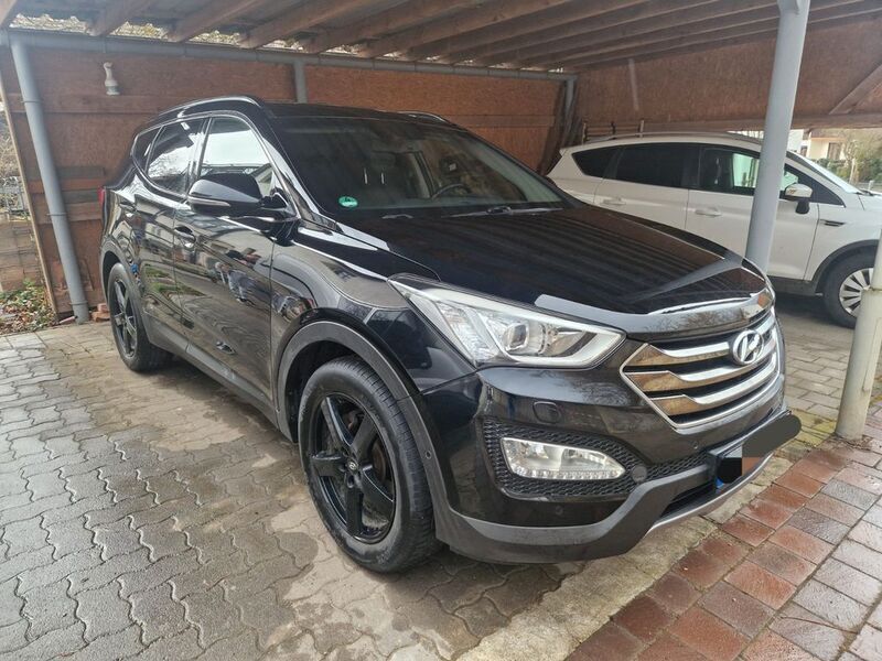 Schwarz Gebraucht 2015 Hyundai Santa Fe Premium SUV | 12.700 € (Guter Preis) - Bild 1/4