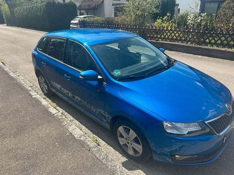 Gebraucht Skoda Rapid Active 110 PS (80 kW) 2018 Blau Kleinwagen
